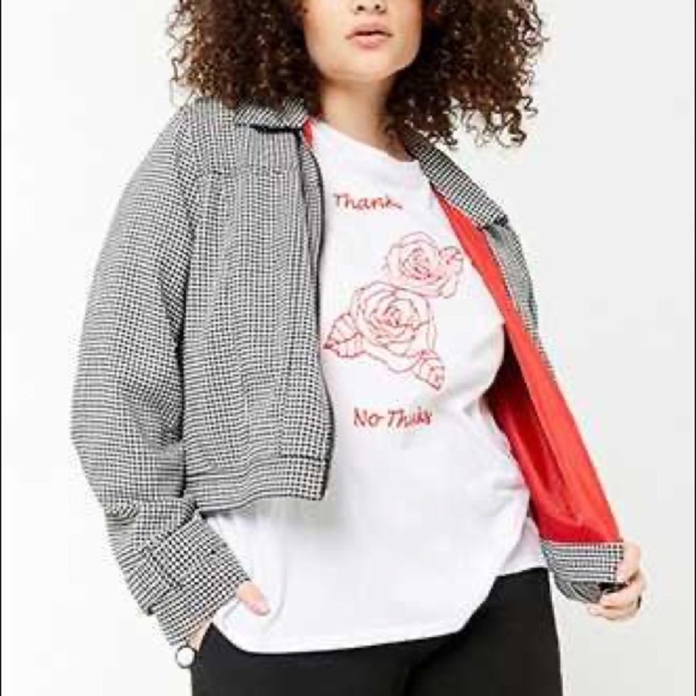 *3 for $10* Forever 21 plus houndstooth jacket